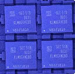 중국 이동할 수 있는 저장을 위한 KLMBG4WEBD-B031 32B EMMC 메모리 칩 IC 섬광 BGA GEN6 공장