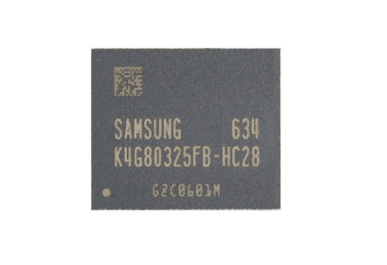 중국 7.0 Gbps 드램 메모리 칩 K4G80325FB-HC28 GDDR5 256Kx32-28 BGA 8G 조밀도를 속력을 내십시오 공장