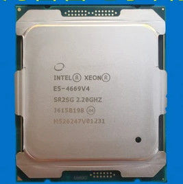 중국 E5-4669 V4 SR2SG Xeon 서버 Cpu의 2.2 GHZ까지 컴퓨터 서버 가공업자 55M 시렁 공장
