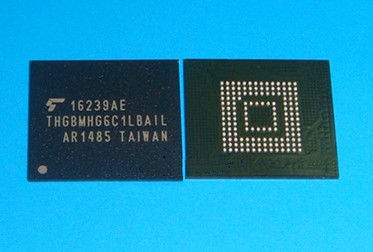 중국 THGBMHG6C1LBAIL 낸드 64gb Emmc 플래시 메모리 IC 64Gb (8G x 8) MMC 52MHz 153-WFBGA 대리점