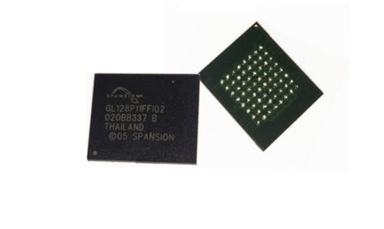 중국 모바일 기기 128M 평행한 64BGA에 있는 S29GL128P11FFI020flash 기억 IC 칩 대리점